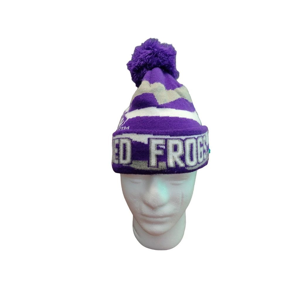 TCU Horned‎ Frogs Beanie Knit Hat Purple Youth 8-20 College Football Baseball